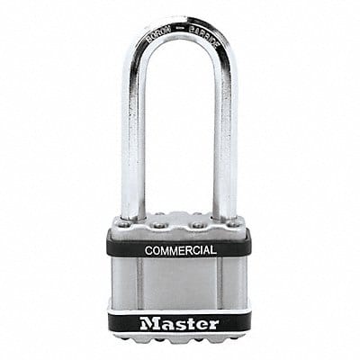 Keyed Padlock 15/16 in Rectangle Silver