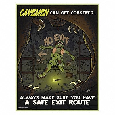 Safety Poster 12 in x 16 in Paper