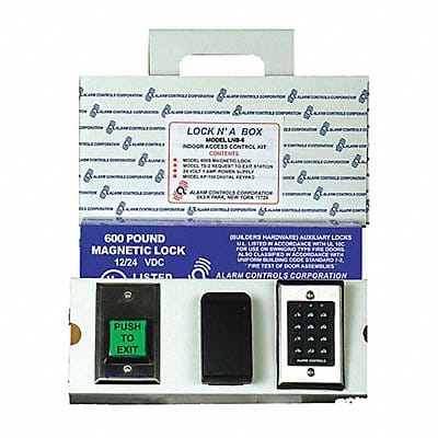 Access Control System Kit Silver/Black