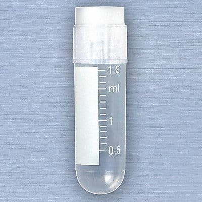 Cryogenic Vial 2 mL 12.5 mm Dia PK500