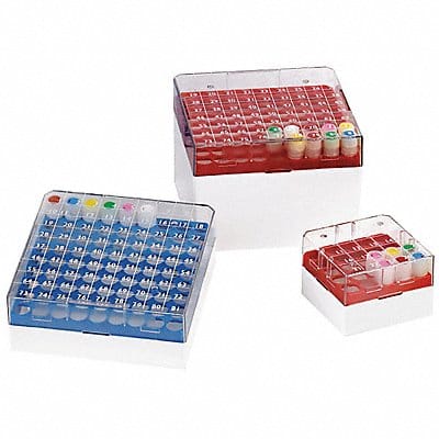 Cryogenic Vial Storage Box Blue PK8