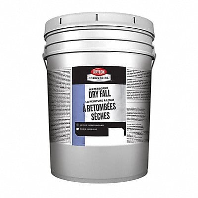 Dry Fall Paint White Flat 5 gal Pail