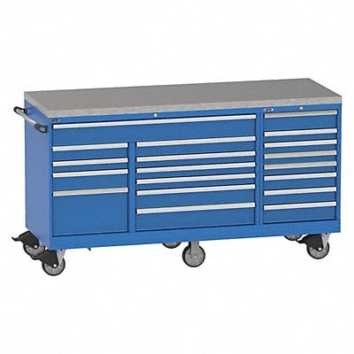 Mod Drwr Cab 42 H 19 Drwr Bright Blue