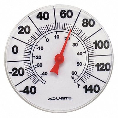 Analog Thermometer 8 Dial Size