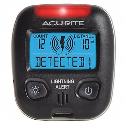 Lightning Detector 2-13/16 H 2-1/2 W