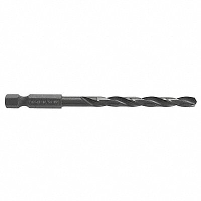 Hex Shank Drill 13/64 HSS