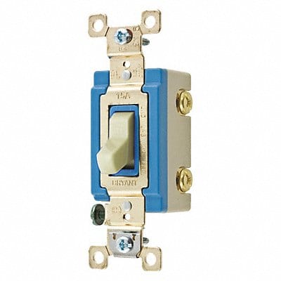 Wall Switch 15A Ivory 2-Pole Type Toggle