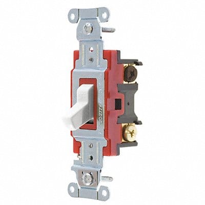 Wall Switch 20A White 3-Way Type Toggle