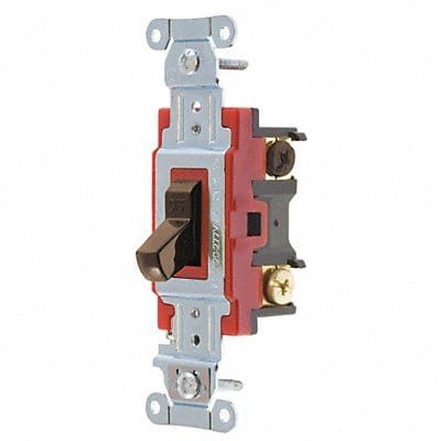 Wall Switch 20A Brown 4-Way Type Toggle