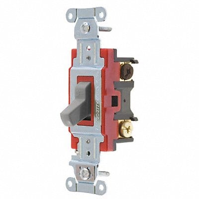 Wall Switch 20A Gray 4-Way Type Toggle