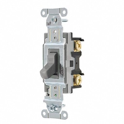 Wall Switch 20A Gray Toggle 120/277VAC