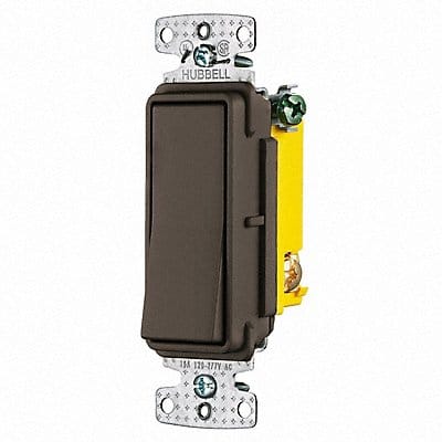 Wall Switch Brown 1-Pole Type 1 to 2 HP