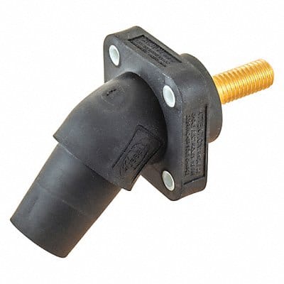 Angled Receptacle Female Threaded Stud