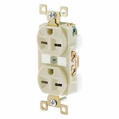 Receptacle Ivory 15A 6-15R NEMA Config.