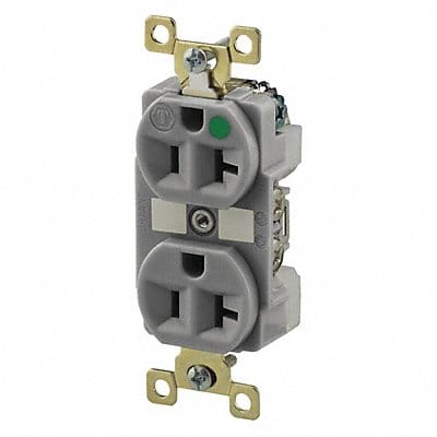 Receptacle Gray 20A 5-20R NEMA Config.