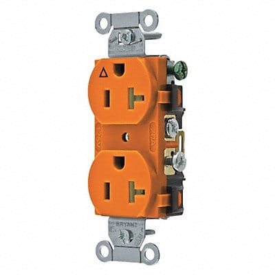 Receptacle Orng 20A 3 Wires Side Winning