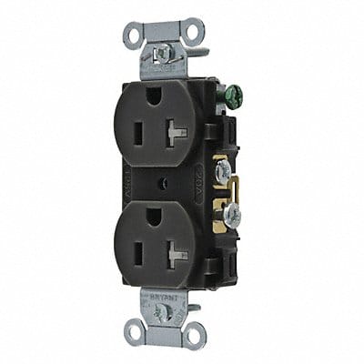 Receptacle Black 20A Nylon Side Winning