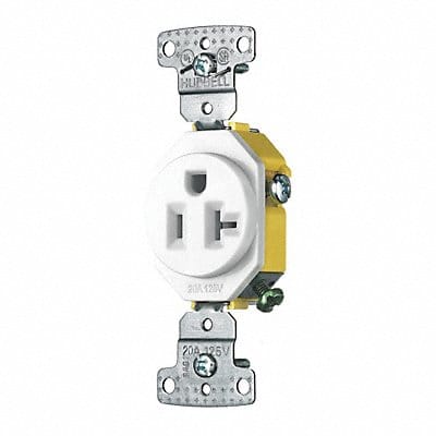 Receptacle White 20A General Purpose