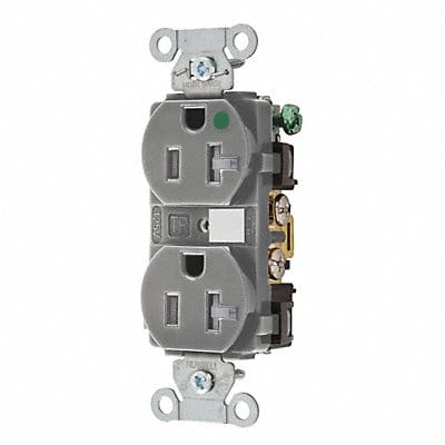 Receptacle Gry 20A Hospital Grade 125VAC