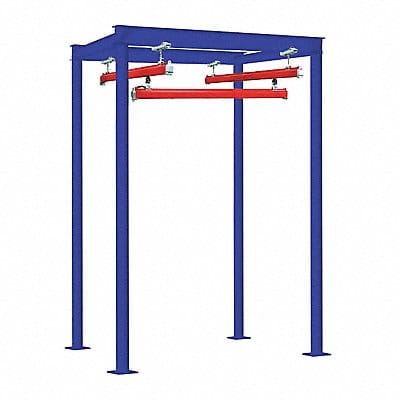 Vertical Post Square Steel Tube 13 ft H