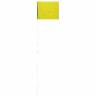 Marking Flag Yellow Solid Pattern PK25