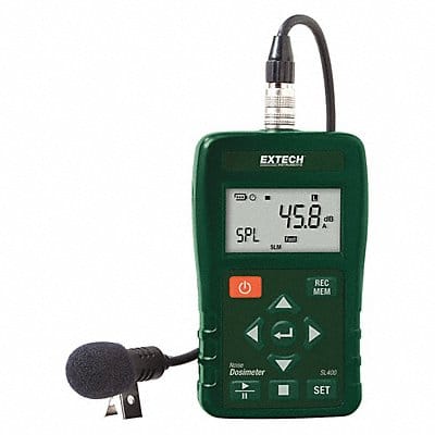 Noise Dosimeter LCD 30 to 130 dB Range