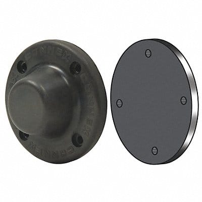 Magnetic Door Holder EPDM Rubber Black