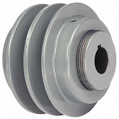 VarPitchVBeltPulley V-Ribbed 11/8in Iron