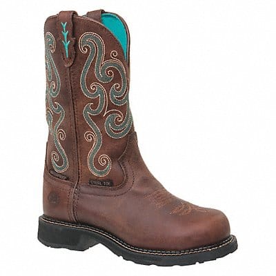 Western Boot B 6 1/2 Brown PR