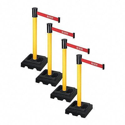 Barrier Systems Post Yellow 15 ft Belt