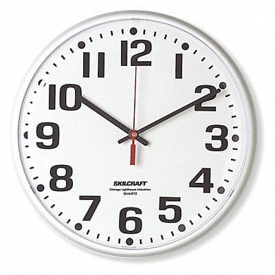 Wall Clock Analog Battery