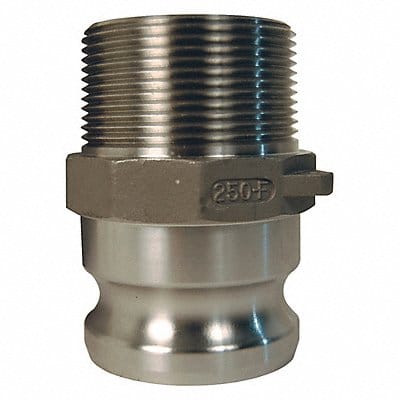 Cam and Groove Adapter 2-1/2 316 SS