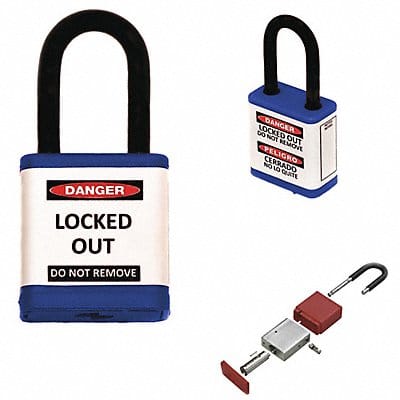 Lockout Padlock 1-1/2 Shackle Height