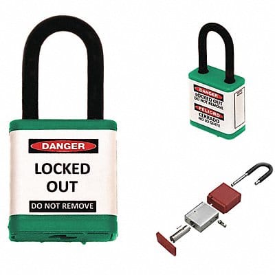 Lockout Padlock 1-1/2 Shackle Height