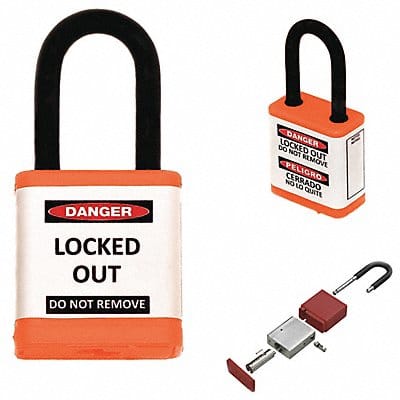 Lockout Padlock 1-1/2 Shackle Height