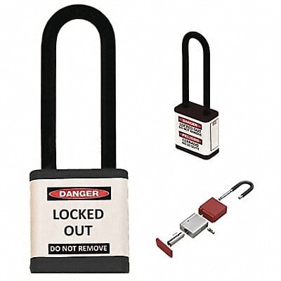 Lockout Padlock 3 Shackle Height