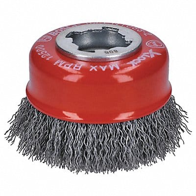 Cup Brush Crimped Wire 3 Dia