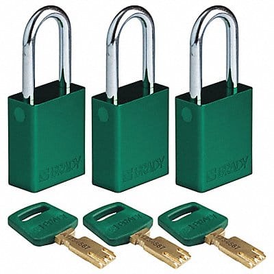 Lockout Padlock Al Open Shackel PK3