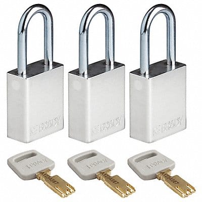 Lockout Padlock Al Open Shackel PK3