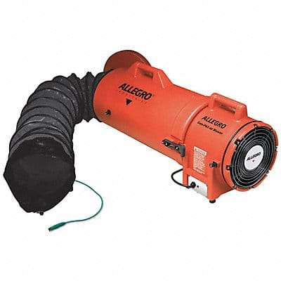 Confined Space Blower Orange 13 1/2 W