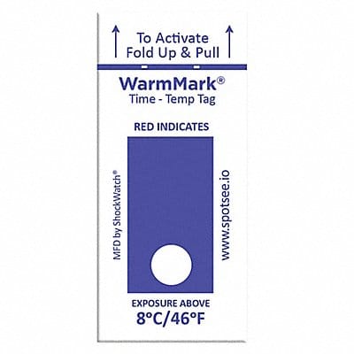 Temperature Indicator Label Heat PK100