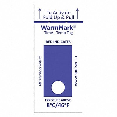 Temperature Indicator Label Heat PK100