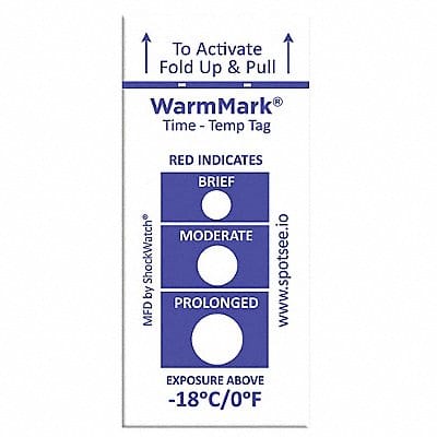 Temperature Indicator Label Heat PK100