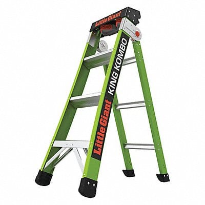 Multipurpose Ladder Extended 6 ft 10 H