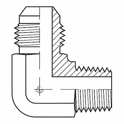 Hose Adapter 1/2 JIC 3/8 BSPT