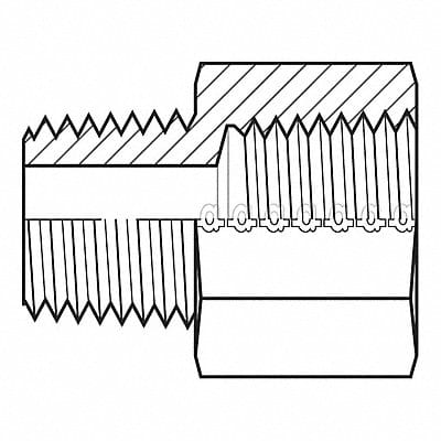 Hose Adapter 3/8 BSPT 3/8 NPT