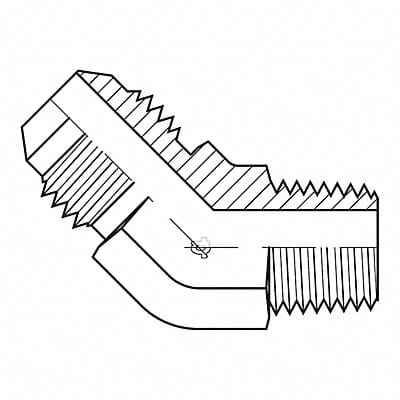 Hose Adapter 3/8 JIC 3/8 BSPT