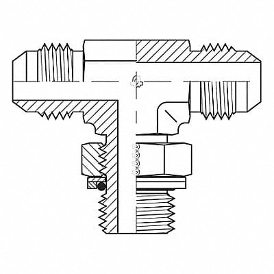 Hose Adapter 5/8 JIC 5/8 JIC