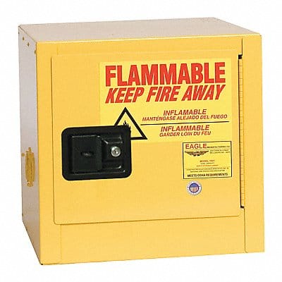 Flammable Liquid Safety Cabinet Yellow