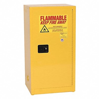 K2480 Flammable Liquid Safety Cabinet Yellow